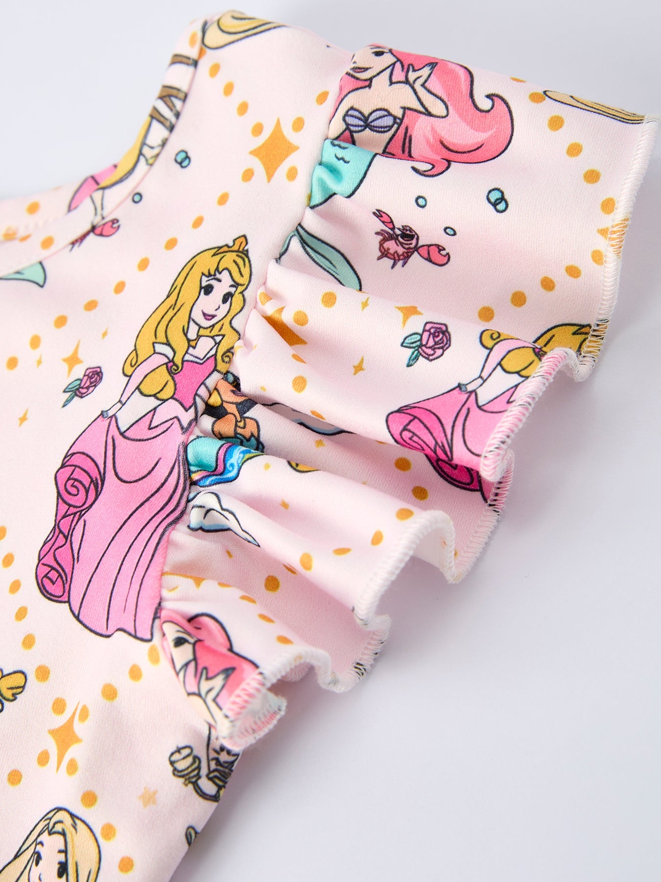 PREORDER Summer Pattern Ruffle Sleeve Girls Dress