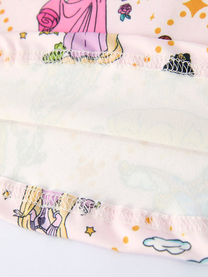 PREORDER Summer Pattern Ruffle Sleeve Girls Dress