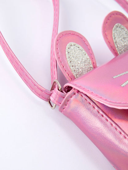 Spring Bunny Ear Pink Girl Crossbody Bag