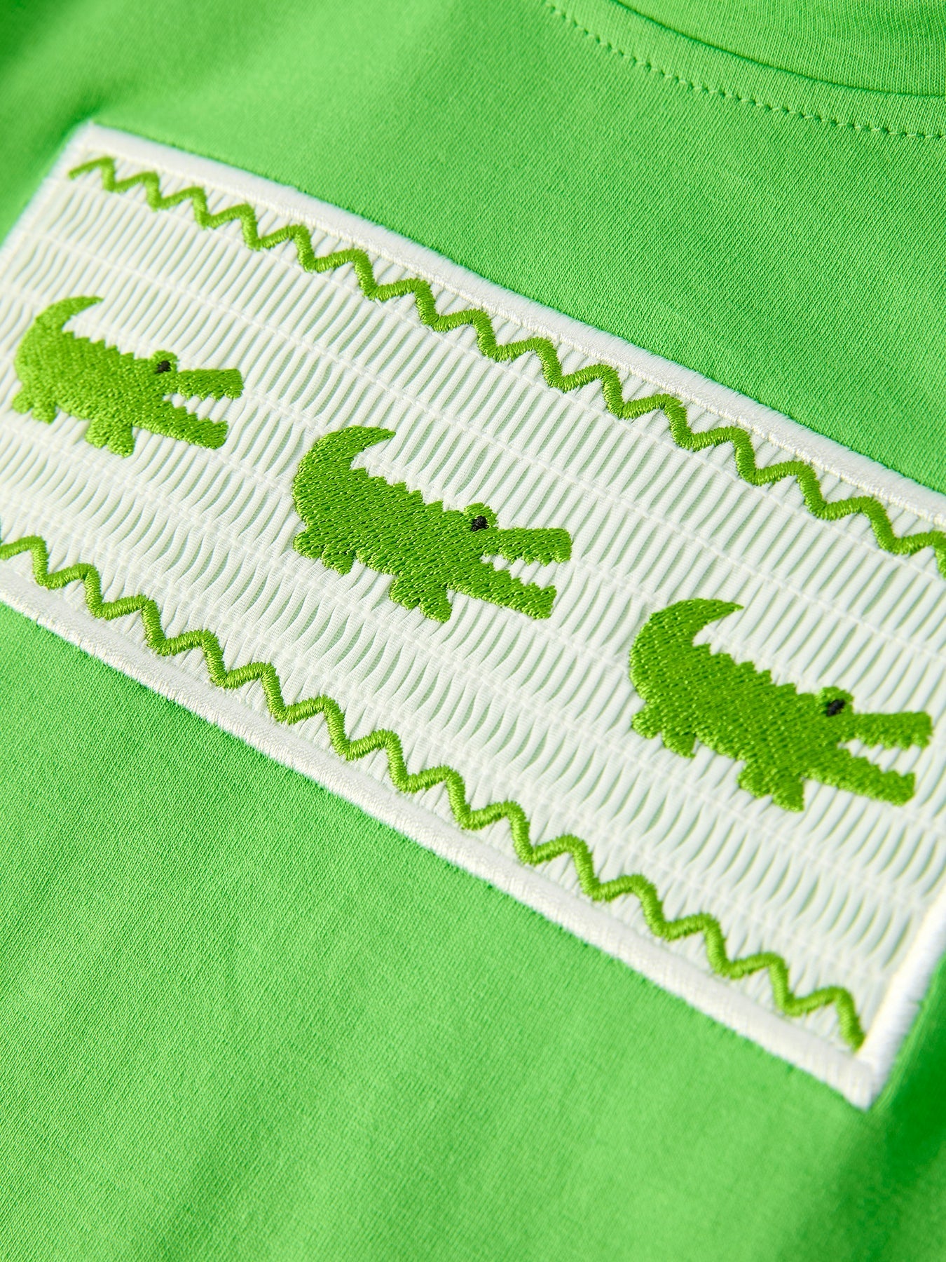 PREORDER Toddler Boys Summer Crocodile Embroidered Plaid Shorts Set