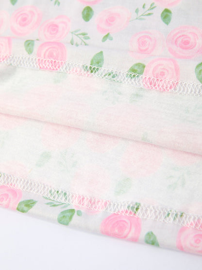 Floral Smocked Petal Peter Pan Collar Dress