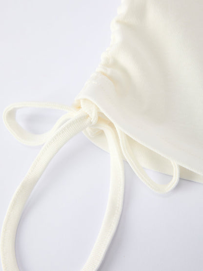 Girls' Spring Short-sleeved "Berry Sweet" Printed Top and Skirt Set