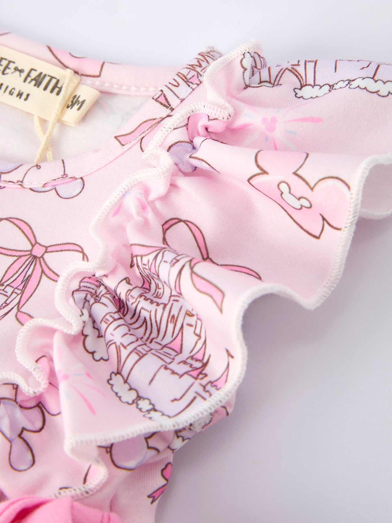 Summer Castle Girls Ruffled Romper