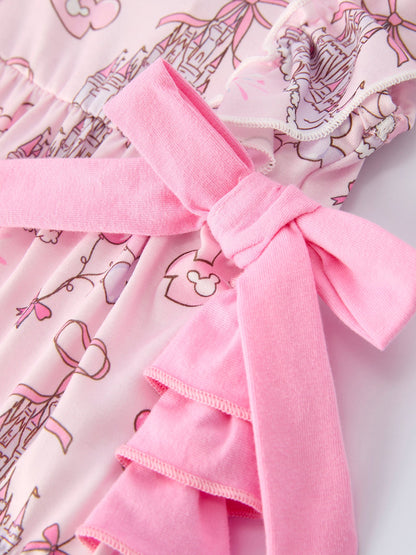 Summer Castle Girls Ruffled Romper