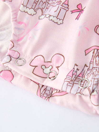 Summer Castle Girls Ruffled Romper