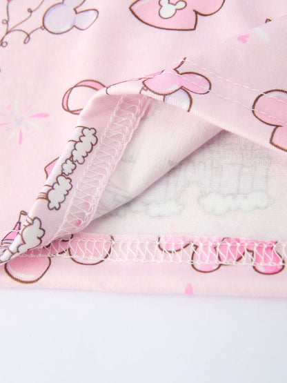 Summer Castle Girls Ruffled Pajamas