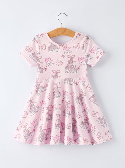 PREORDER Summer Castle Girls Short Sleeve Dress