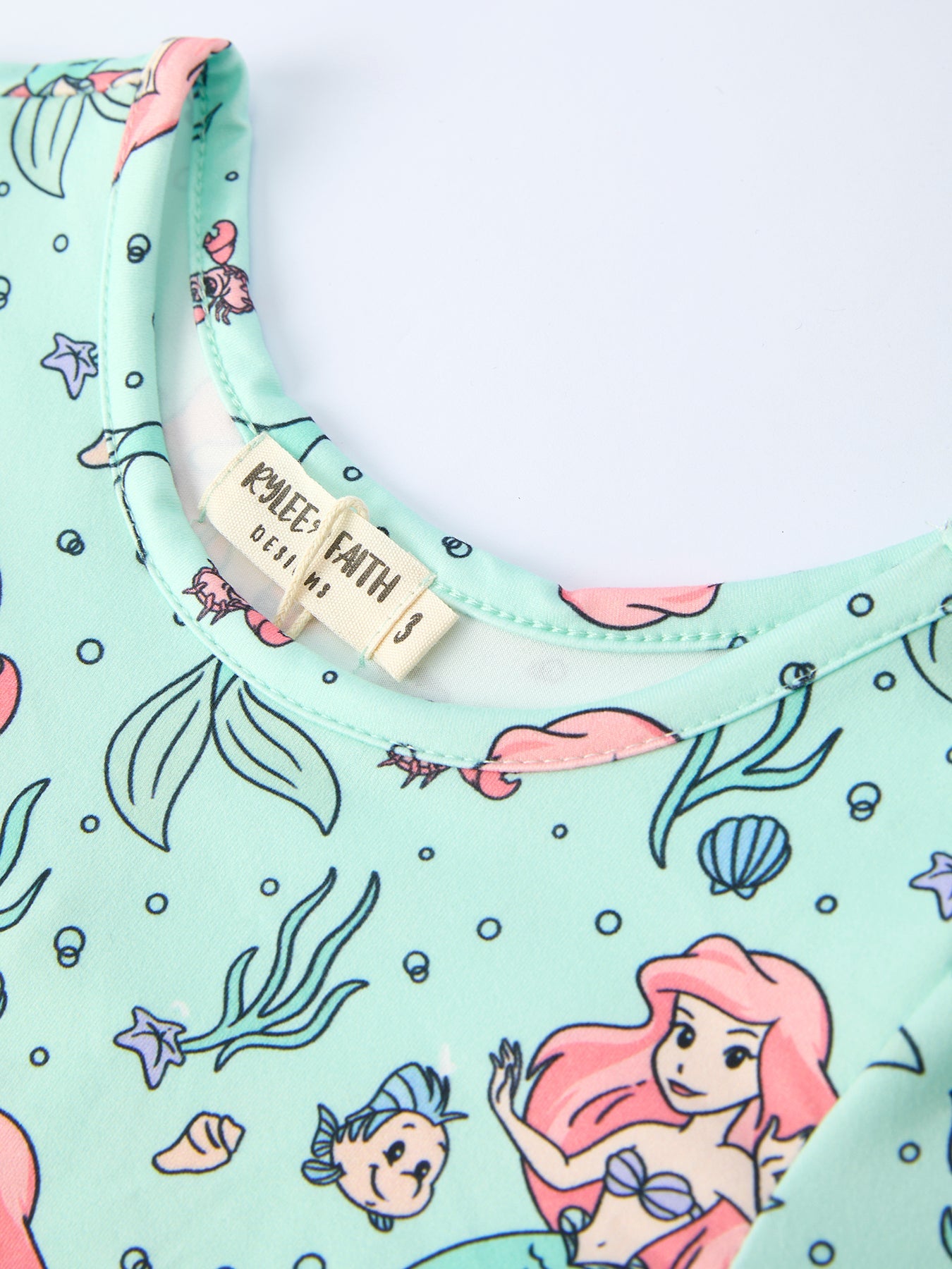 Summer Ocean Girls Short Sleeves Dress