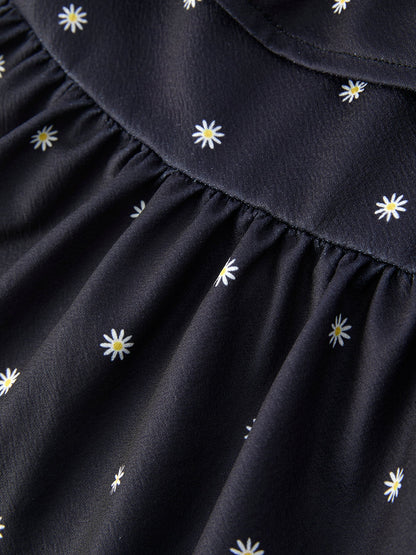 Summer Daisy Girls Bow Dress