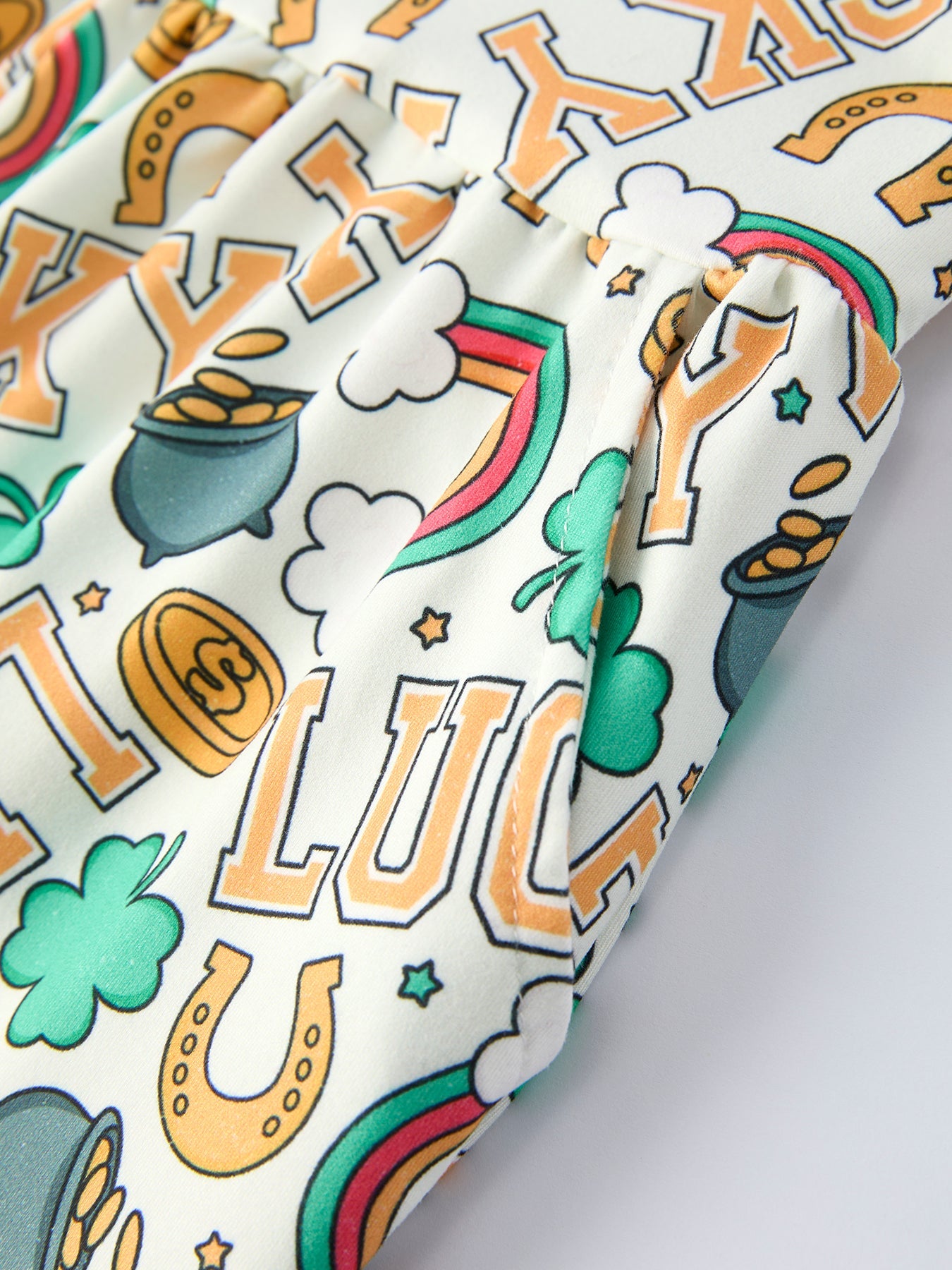 St Patrick's Day Shamrock Girl Jumpsuit