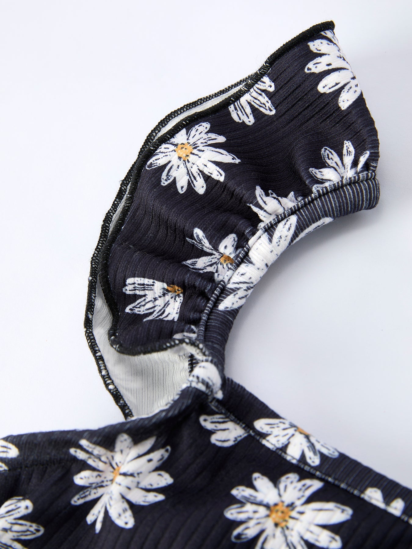 Girls Daisy and Mustard Yellow Dress 2-piece Set