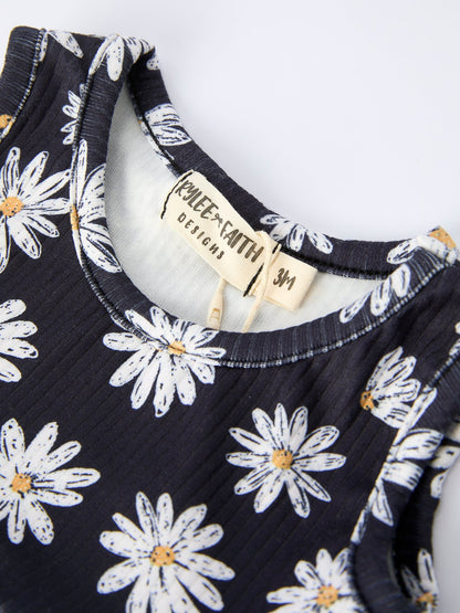 Baby Girls' Spring Daisy Romper