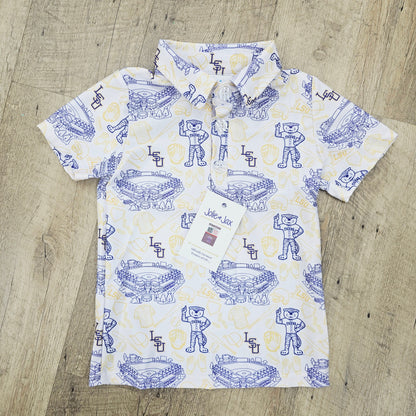 LSU Baseball Polo Kid's (Officially Licensed)