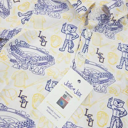 LSU Baseball Polo Kid's (Officially Licensed)