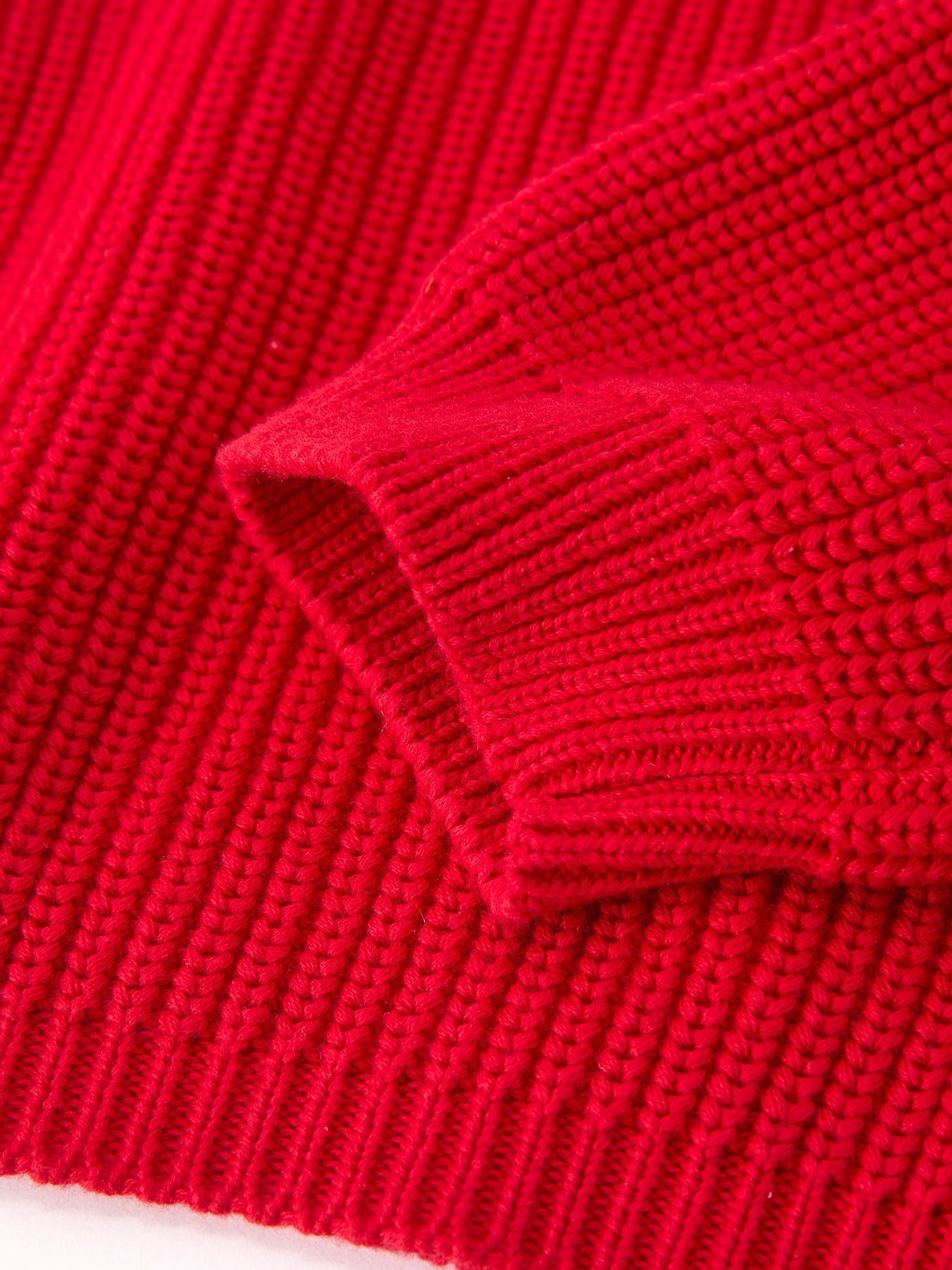 Mom and Me Winter Christmas Red "merry" Pullover Sweater