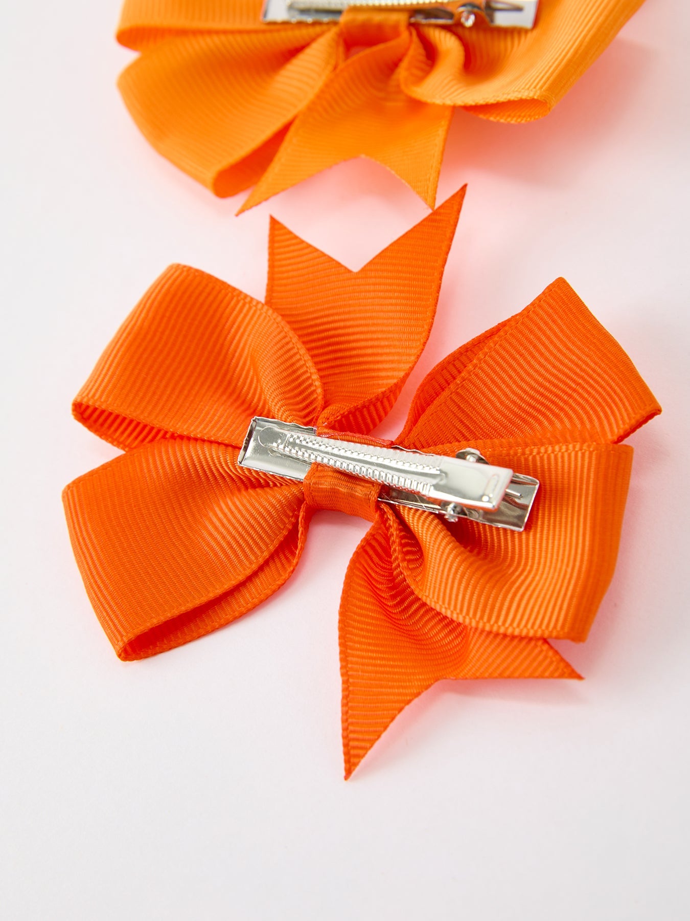 Fall Bow Hair Clip Set