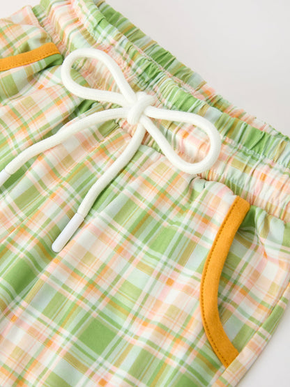 Thanksgiving Turkey Smocked Boys Pant Set