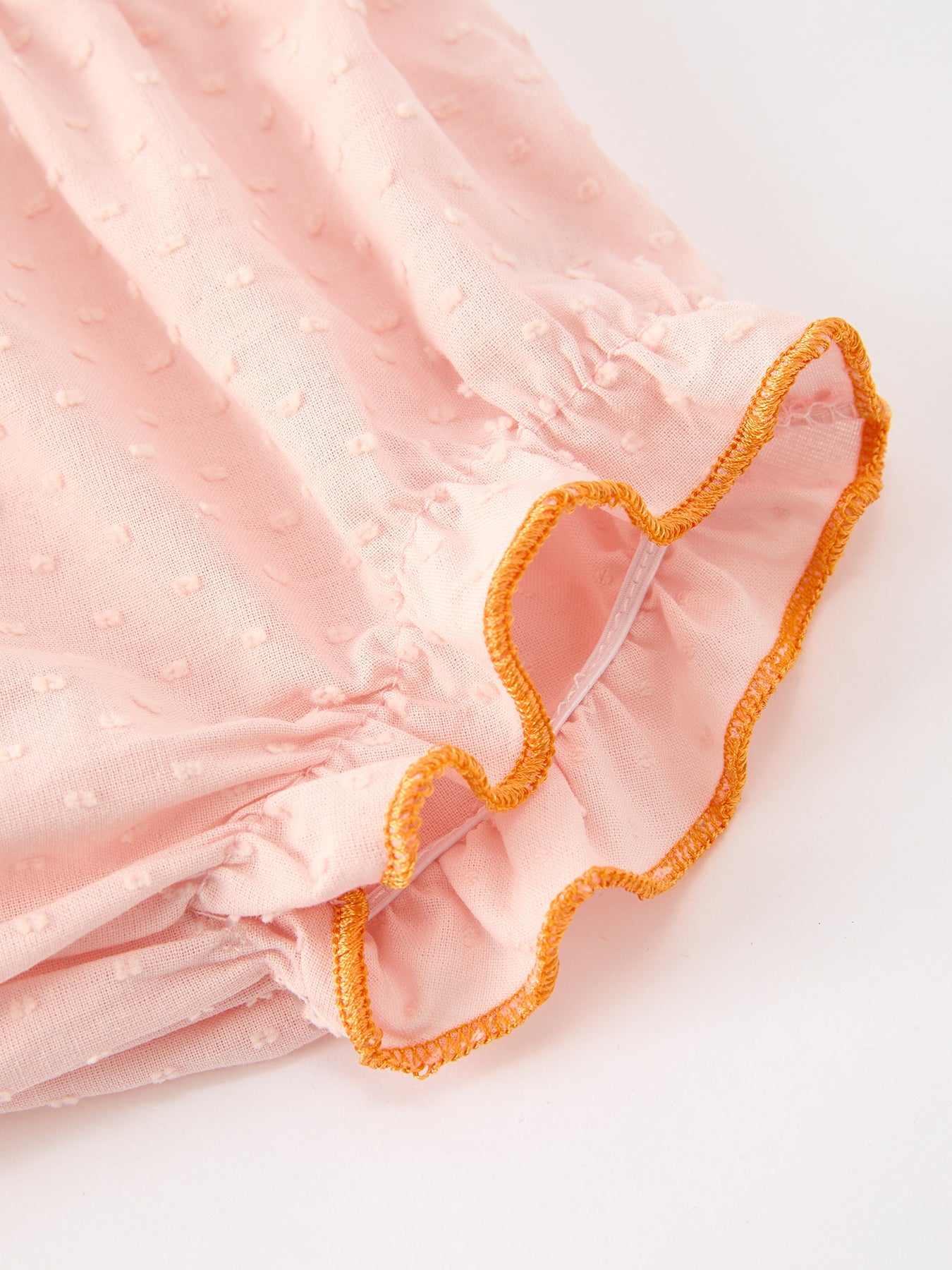 Halloween Pumpkin Embroidered Girls Bloomer Set