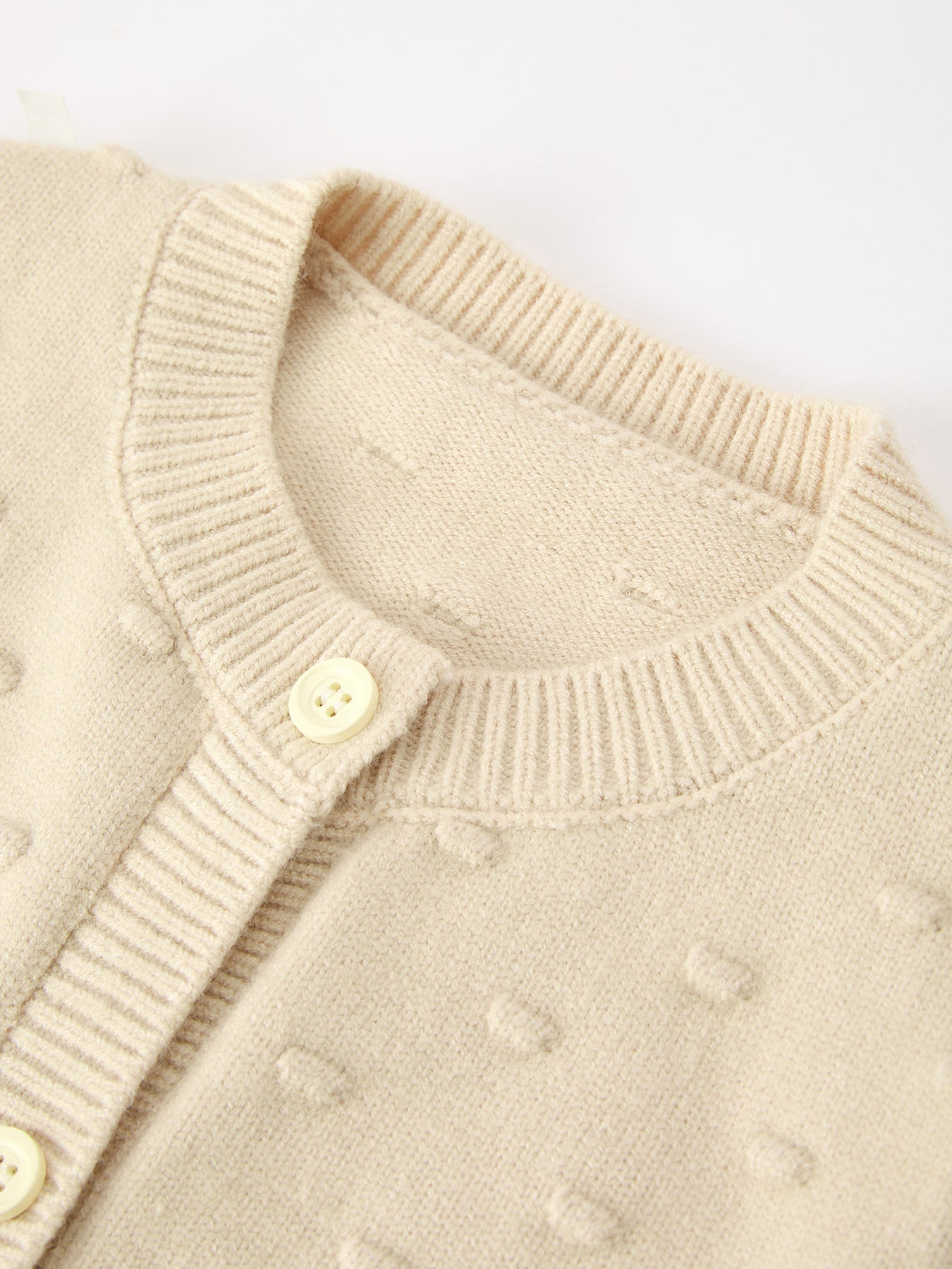 Christmas Tree Knit Cardigan Kids Holiday Sweater Button Front