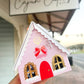 Pink Holiday Village Bath Bomb Ornament