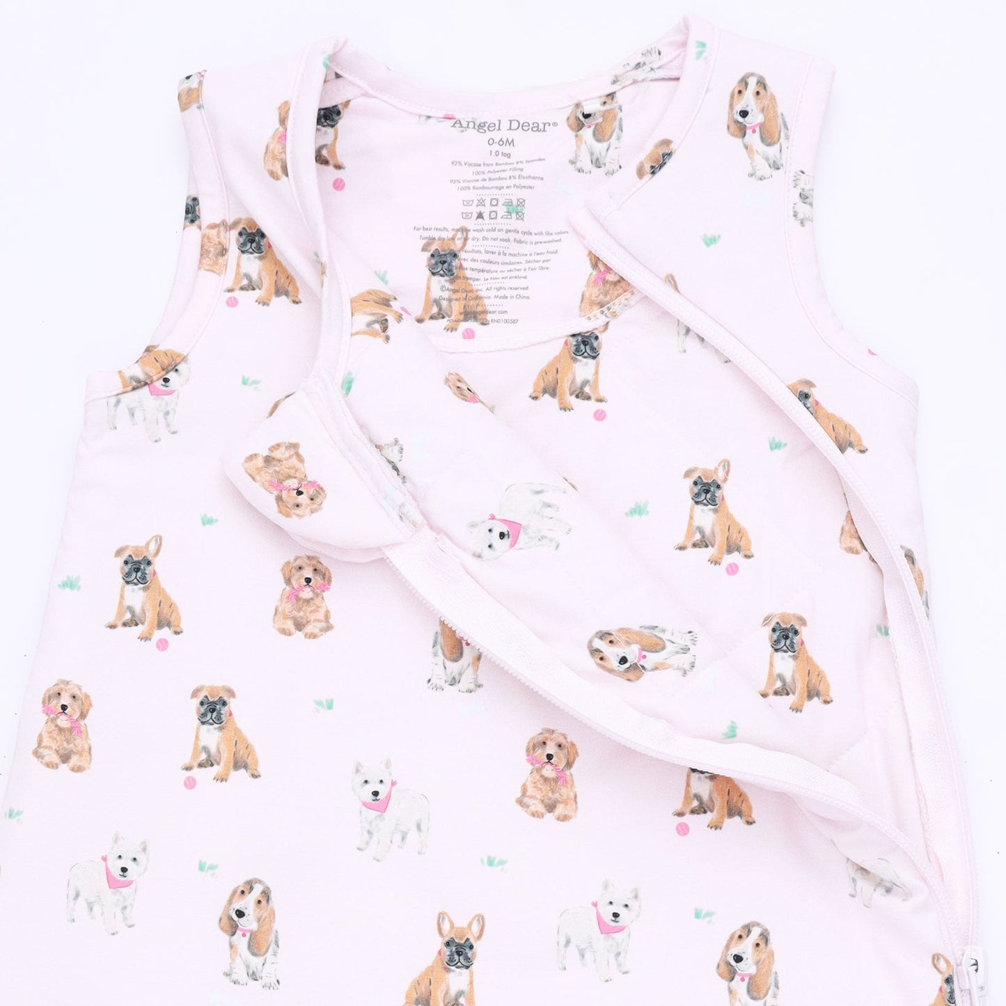 Bestie Dogs Pink - Sleep Bag