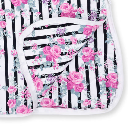 Cabbage Rose Stripe - Sleep Bag