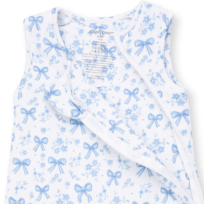 Blue Bows and Flowers - Sleep Bag