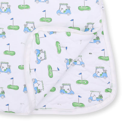 Golf Carts Blue - Sleep Bag