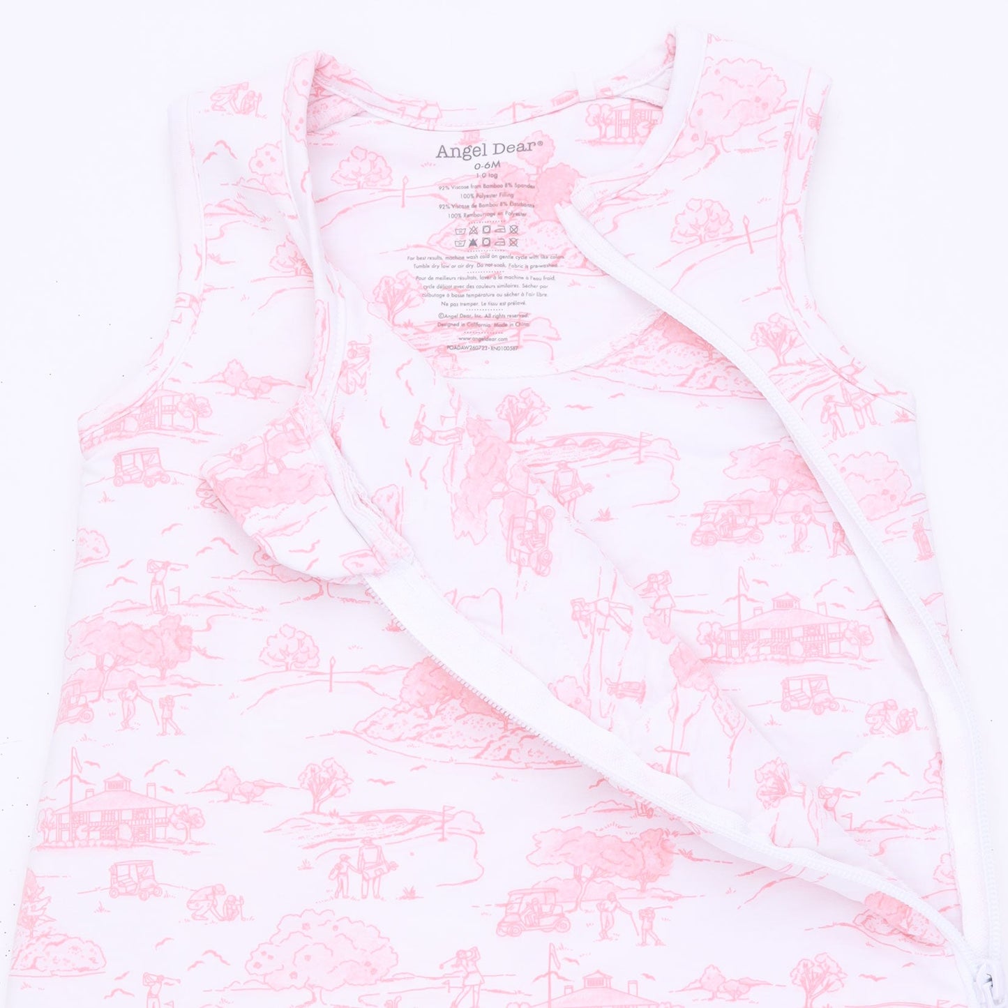 Golf Toile Pink - Sleep Bag
