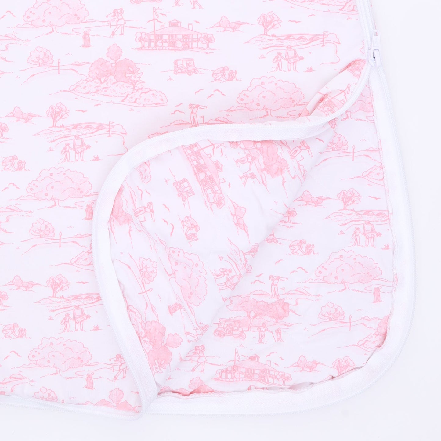 Golf Toile Pink - Sleep Bag