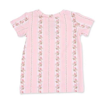 Antoinette Stripe - Short Sleeve Loungewear Set