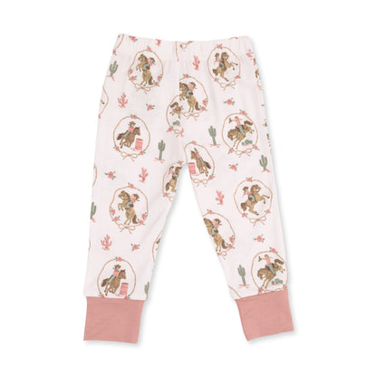 Cowgirl Cameos - Short Sleeve Loungewear Set