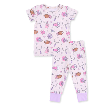 Football Cheer - Short Sleeve Loungewear Set