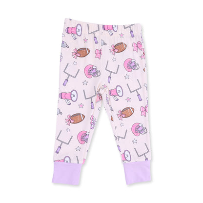 Football Cheer - Short Sleeve Loungewear Set