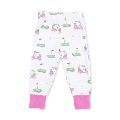 Golf Carts Pink - Short Sleeve Loungewear Set