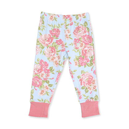 Angeline Floral - Short Sleeve Loungewear Set