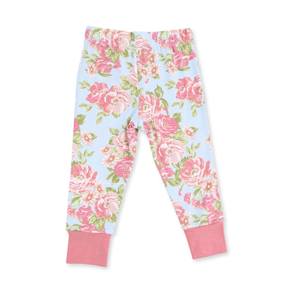Angeline Floral - Short Sleeve Loungewear Set