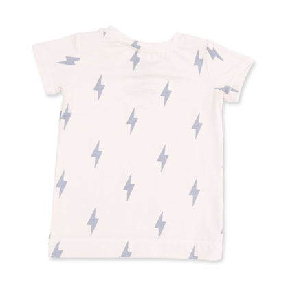 Mini Lightning Bolt - Short Sleeve Loungewear Set