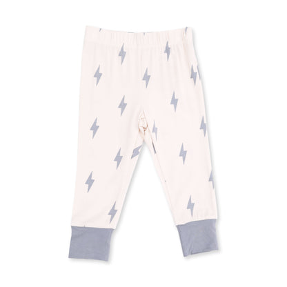 Mini Lightning Bolt - Short Sleeve Loungewear Set