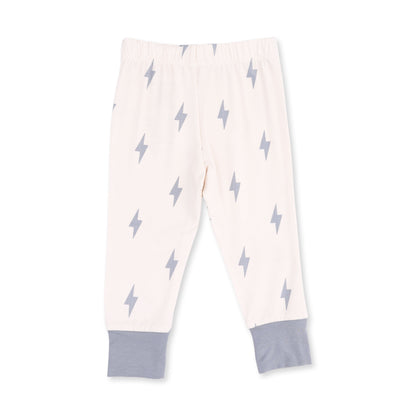 Mini Lightning Bolt - Short Sleeve Loungewear Set