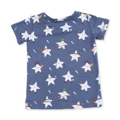 Sports All Stars Glow in the Dark - Short Sleeve Loungewear Set