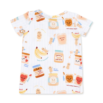 Spread the Love - Short Sleeve Loungewear Set