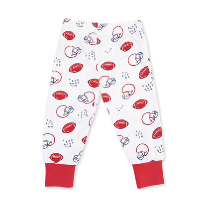 Touchdown Time - Short Sleeve Loungewear Set
