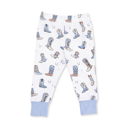 Buckaroo Boots - Short Sleeve Loungewear Set