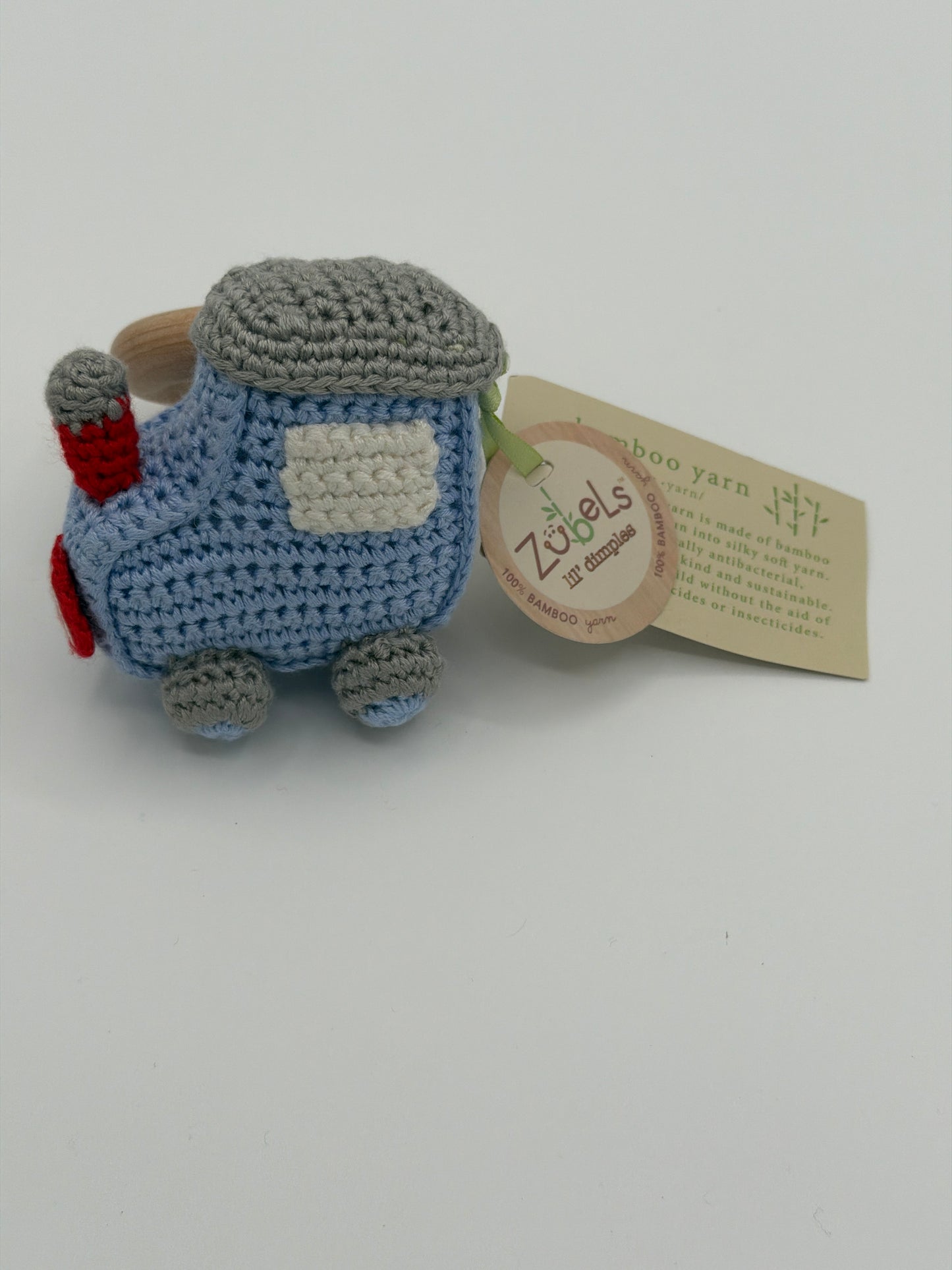 Train Crochet Rattle