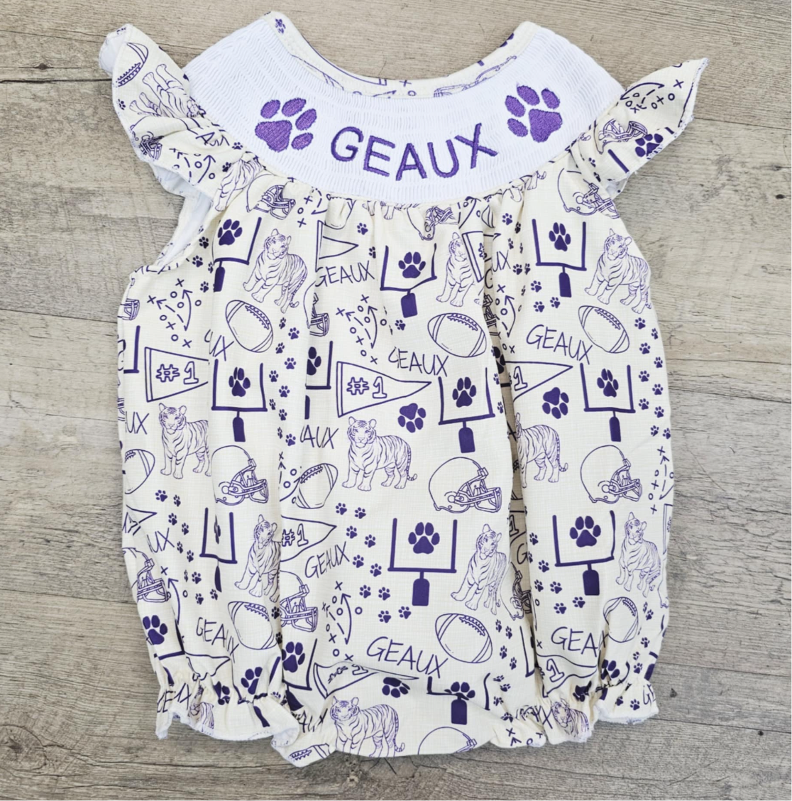 Smocked Geaux Bubble