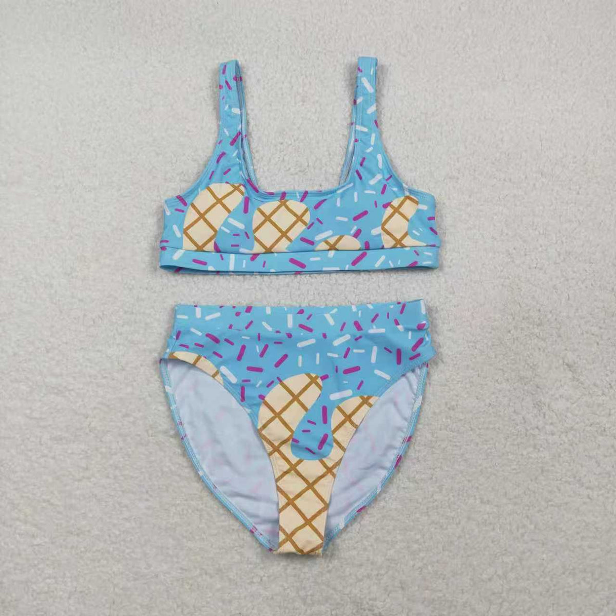 Sibling Adult Women Drip Sprinkles Team Swimsuits Trunks Bottom