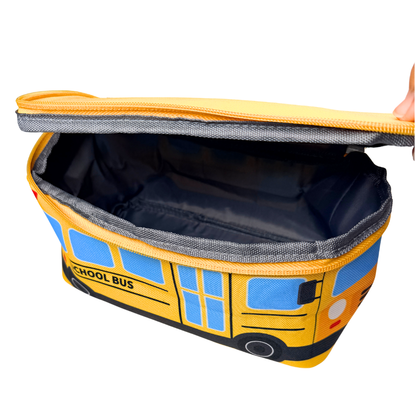 School Bus Pouch; Pencil Case