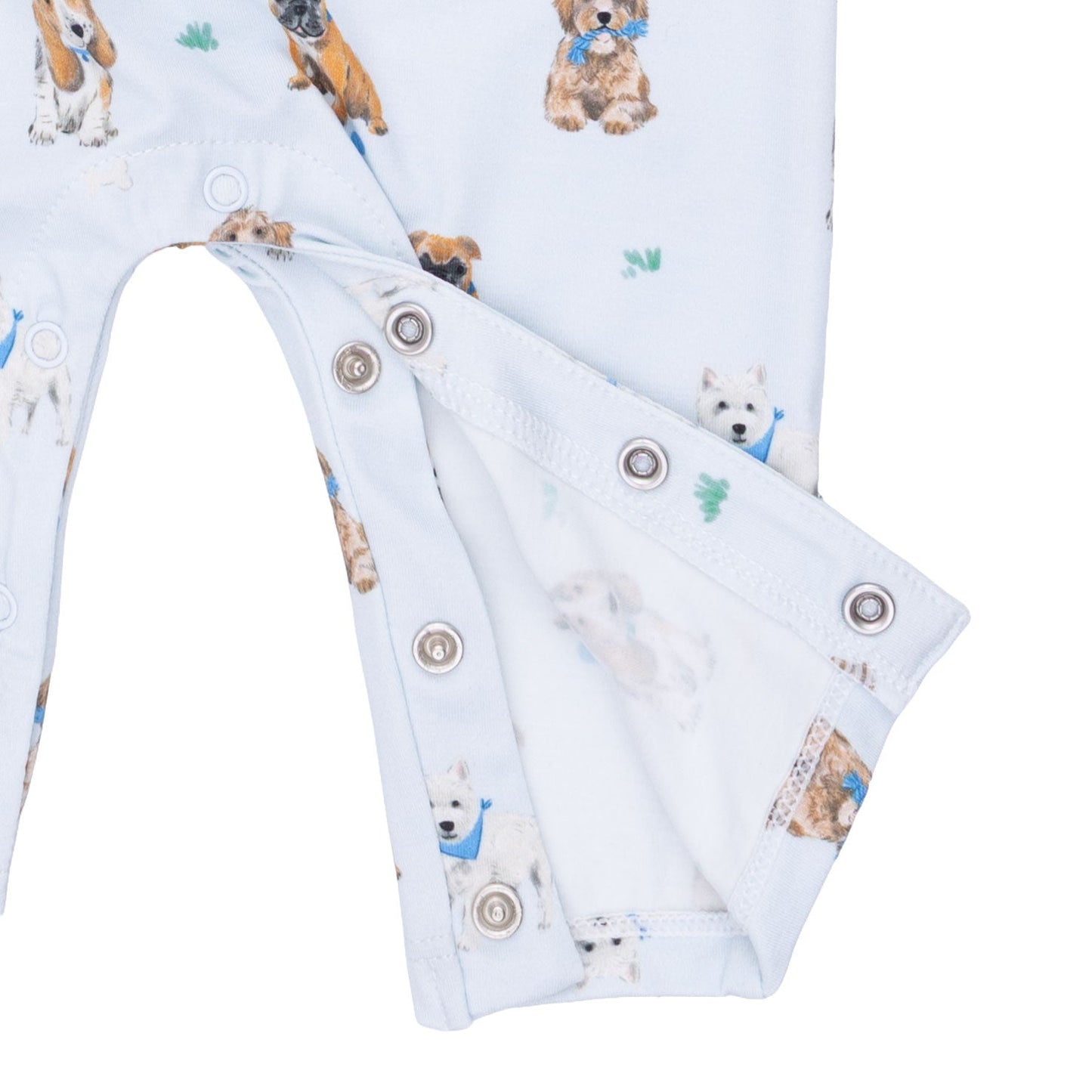 Bestie Dogs Blue - Polo Romper