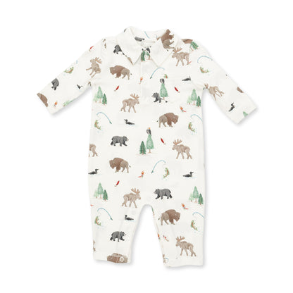 Northern Woodland Animals - Polo Romper
